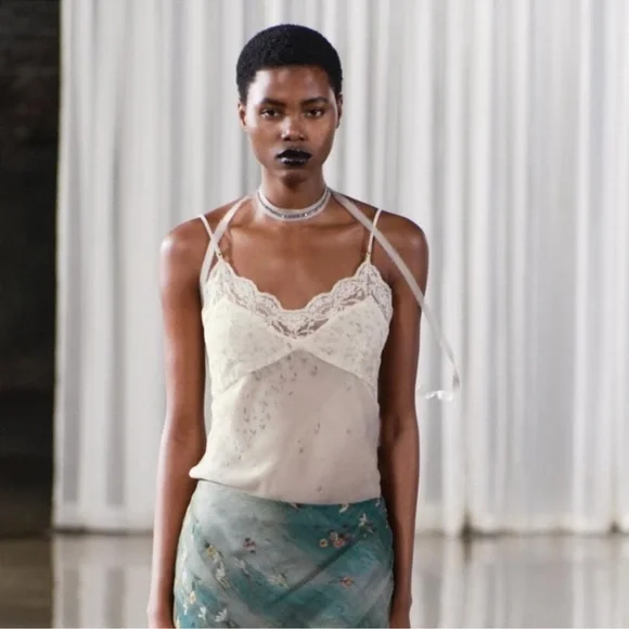 ZARA JEWEL CHOKER SCARF NECKLACE - Picture 3 of 5